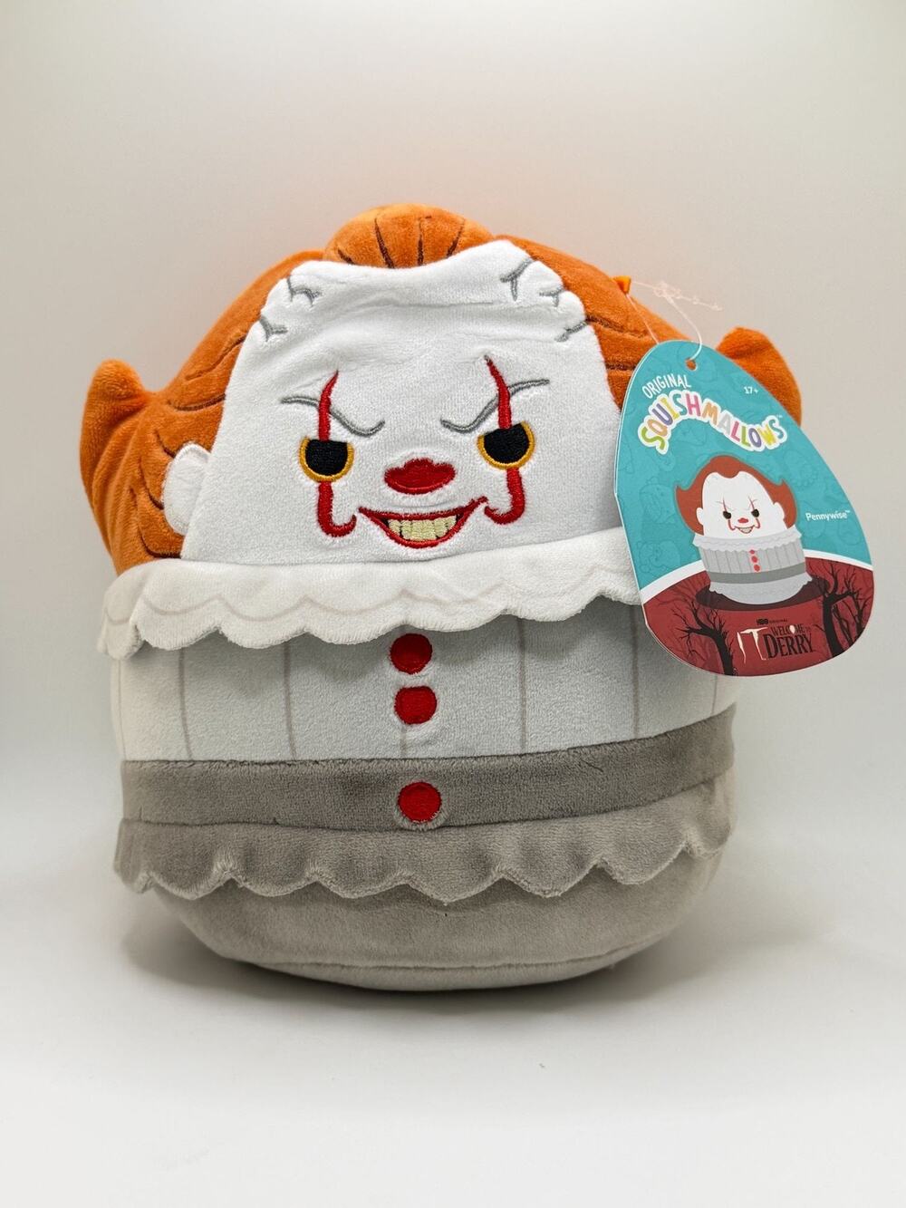Squishmallow Pennywise NWT! 5in Stephen King IT Plush Collectible